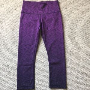 Purple Capri Yoga Pants